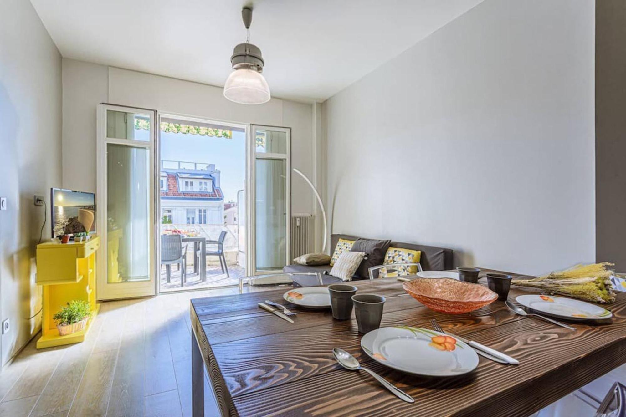 Fleurs 22 - City Center - Modern W Terrace Nicea Zewnętrze zdjęcie